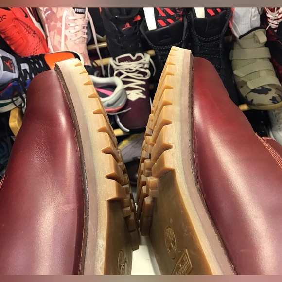 Timberland Heritage 6 Inch Sz 13M Men's Merlot Color Leather TB 0A22W9 - Picture 13 of 16